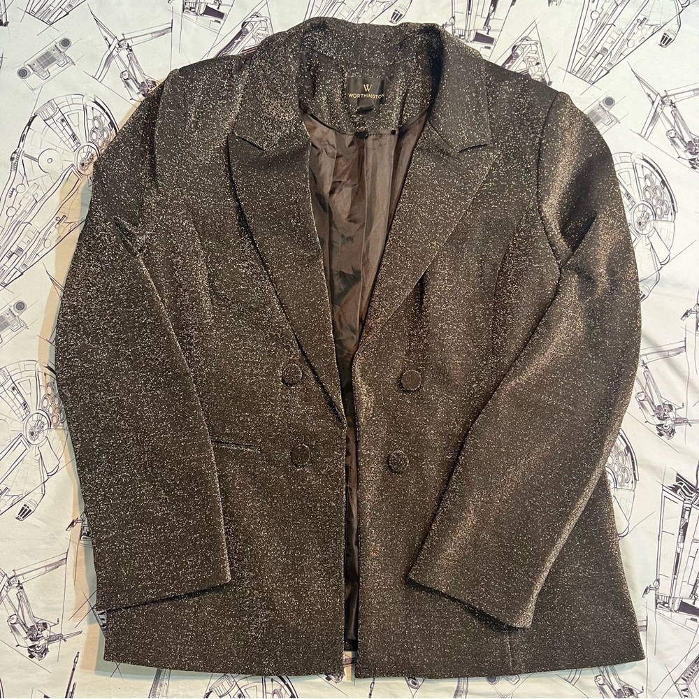 Worthington Sparkly Women’s Blazer - Picture 4 of 12